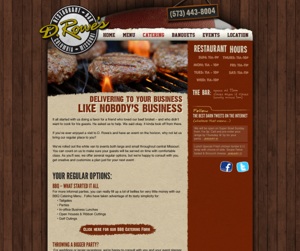 D. Rowe's Website Design