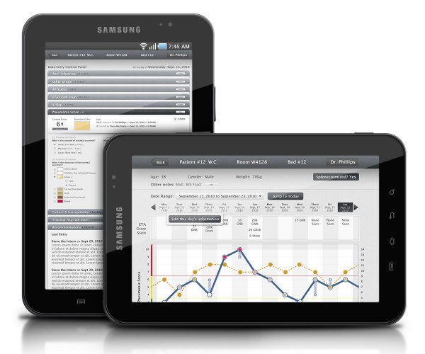 LungGuardian Interface Design