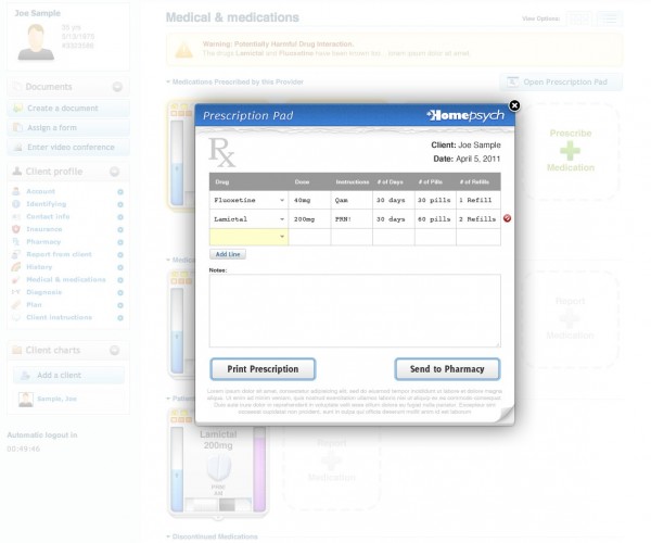 Iconic Health Interface Design